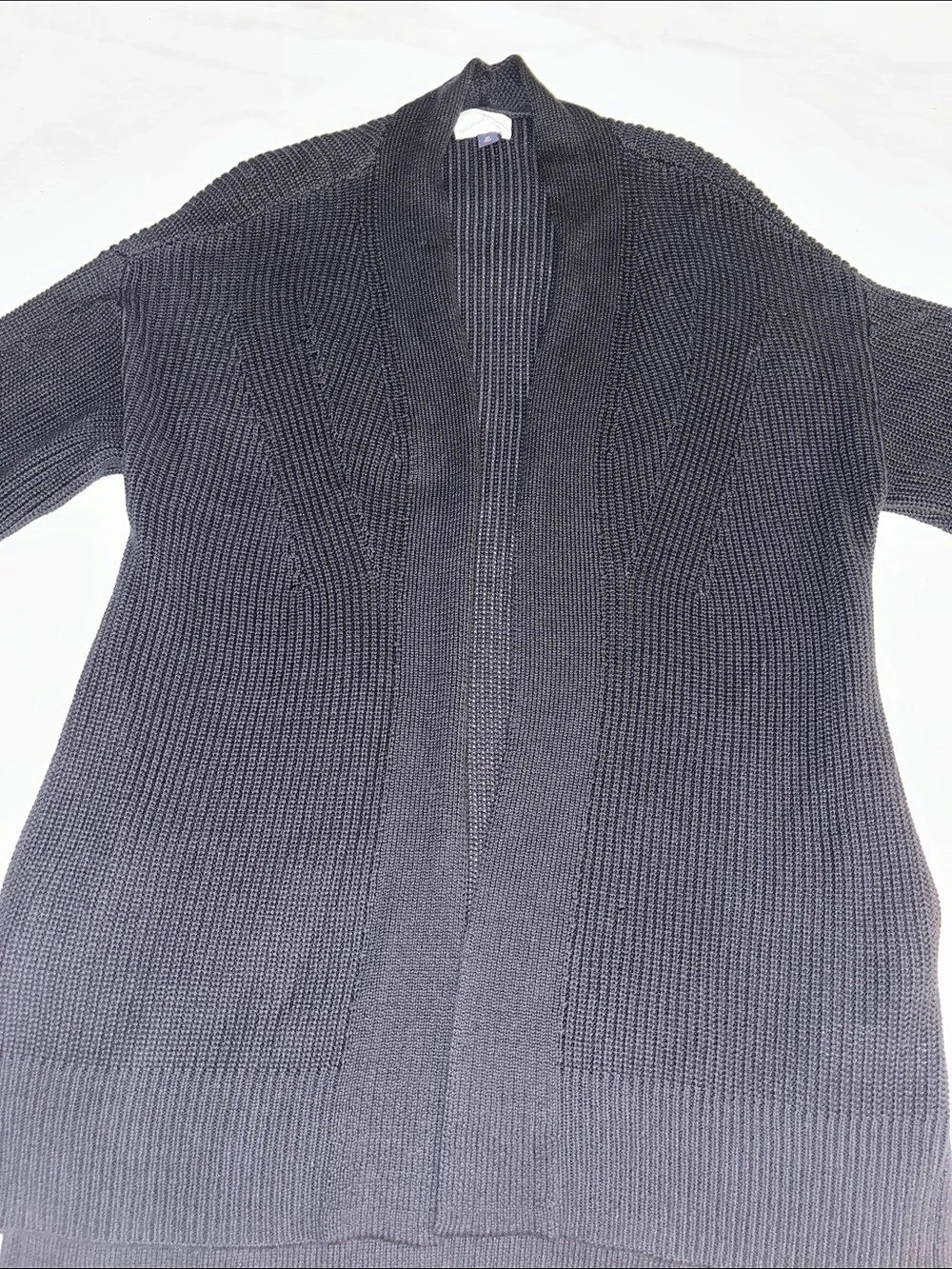 Women's Open Front Cardigan in black